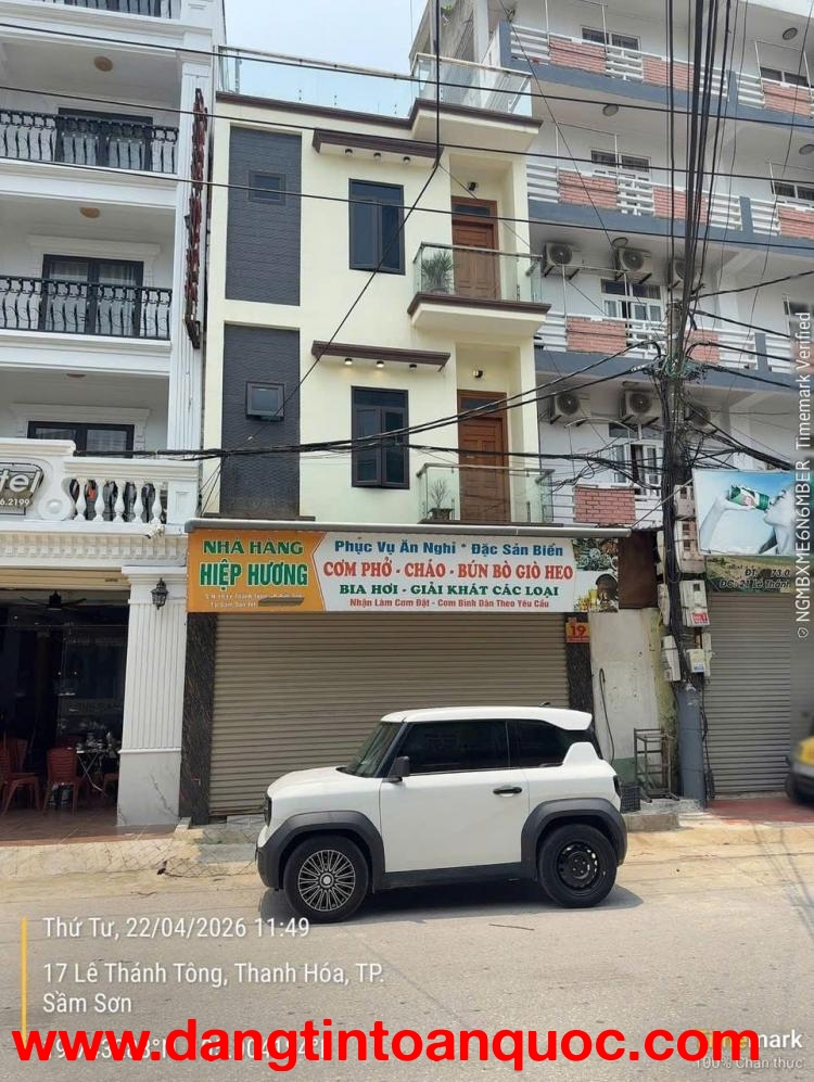 NHÀ ĐẸP – GIÁ TỐT CẦN BÁN CĂN NHÀ tại Đường Hồ Xuân Hương, P.Trung Sơn, TP. Sầm Sơn, Thanh Hóa