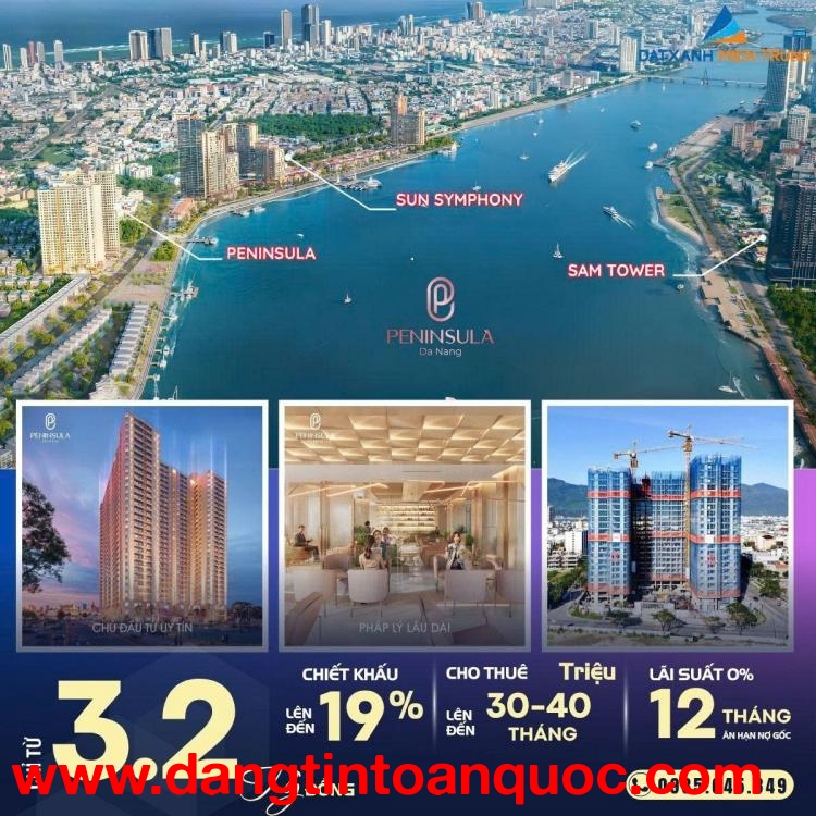 HOT! QUỸ CĂN HỘ PENINSULA ĐÀ NẴNG – Chỉ Từ 4 TỶ  CHIẾT KHẤU ĐẾN 18%