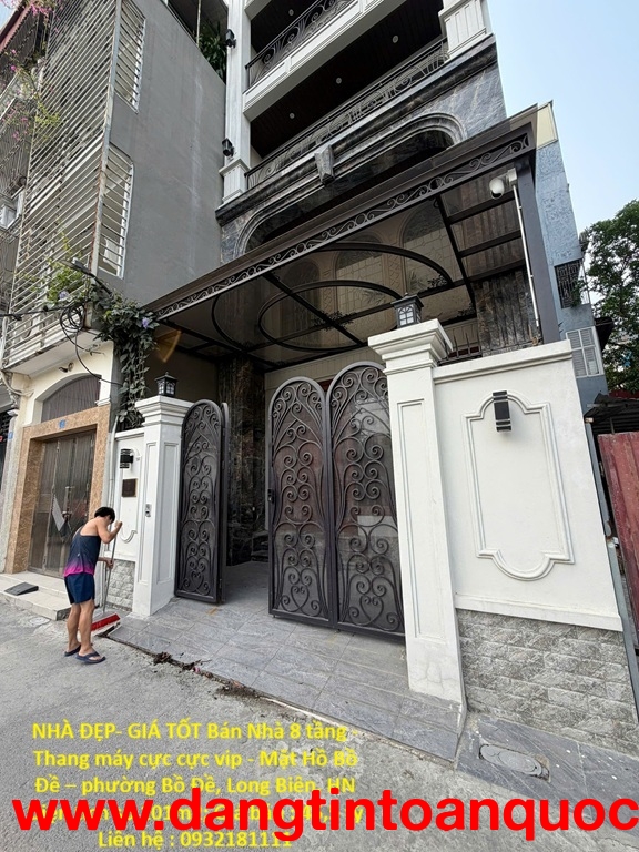 NHÀ ĐẸP- GIÁ TỐT Bán Nhà 8 tầng - Thang máy cực cực vip - Mặt Hồ Bồ Đề – phường Bồ Đề, Long Biên, HN