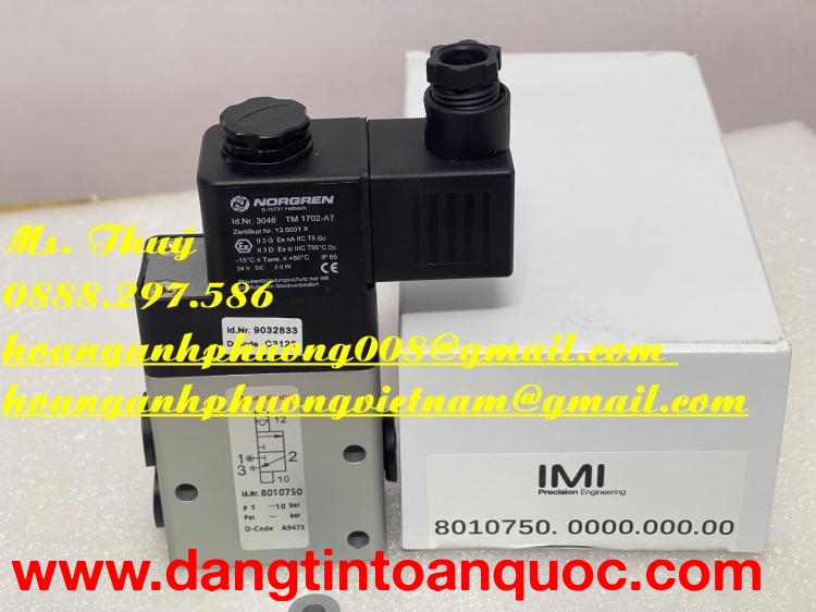 Van điện từ Norgren 8010750 nhập khẩu - Bình Dương