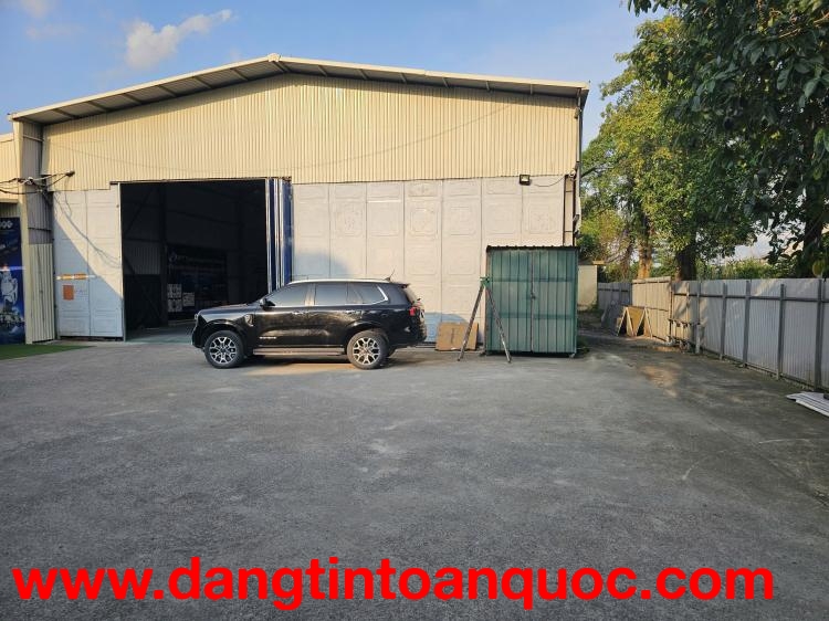 CHO THUÊ KHO TẠI KCN THẠCH THẤT – QUỐC OAI, HÀ NỘI Xe container ra vào thuận tiện, vào tận trong kho