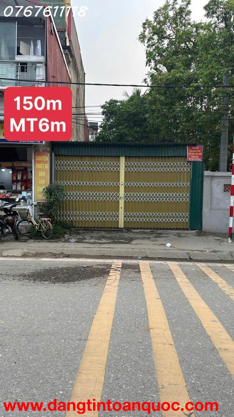 Bán nhà Cổ Linh, Thạch Bàn, đường container tránh, vỉa hè, view trường học, 150m, MT6m, 180tr