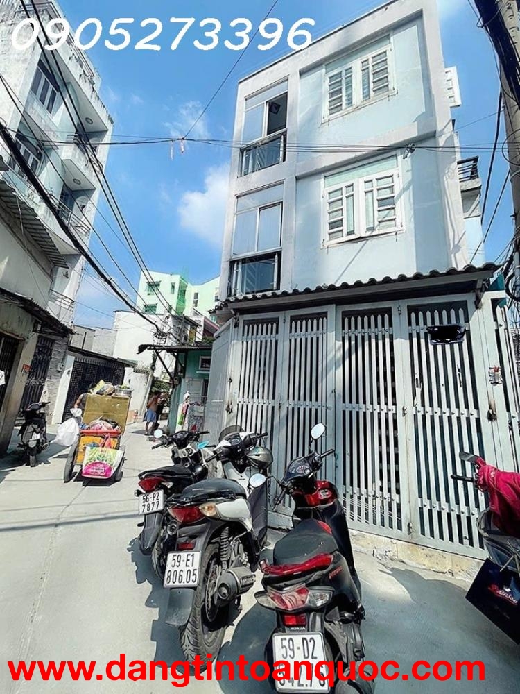 BÁN NHÀ 3 TẦNG – HẺM XE HƠI 1/ TRẦN VĂN QUANG (P. BẢY HIỀN MỚI) – QUẬN TÂN BÌNH - 4,8 TỶ