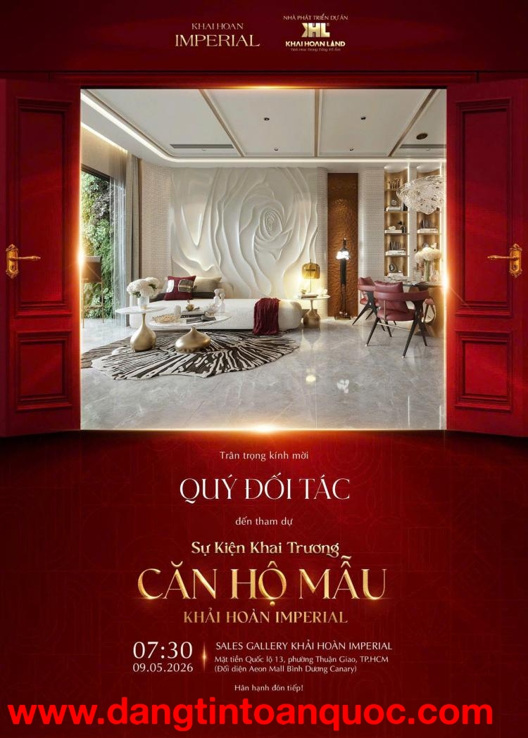 KHAI TRƯƠNG CĂN HỘ MẪU KHẢI HOÀN IMPERIAL