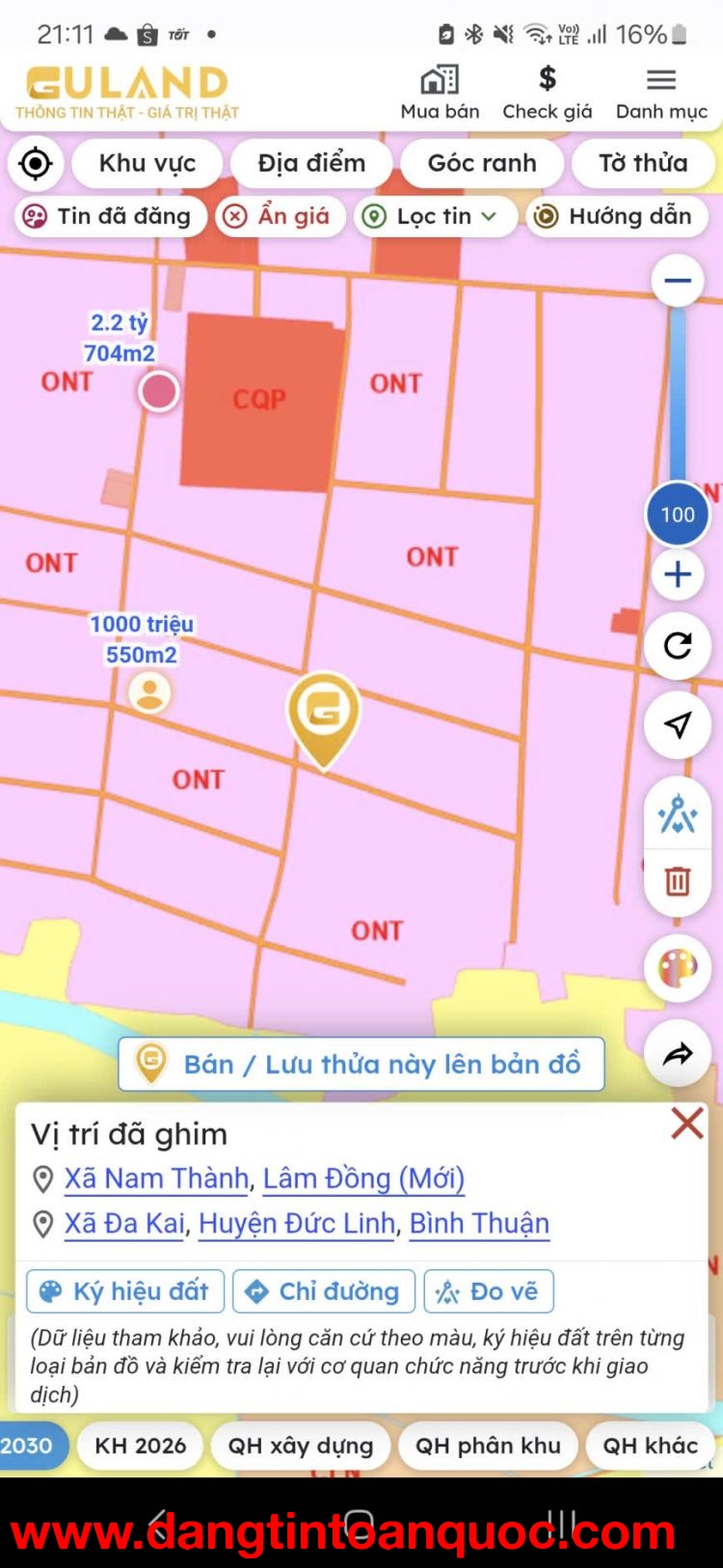 Chính chủ kẹt tiền bán bấp chấp Lô Góc Thôn 4  xã Đa Kai, Huyện Đức Linh, Bình Thuận.