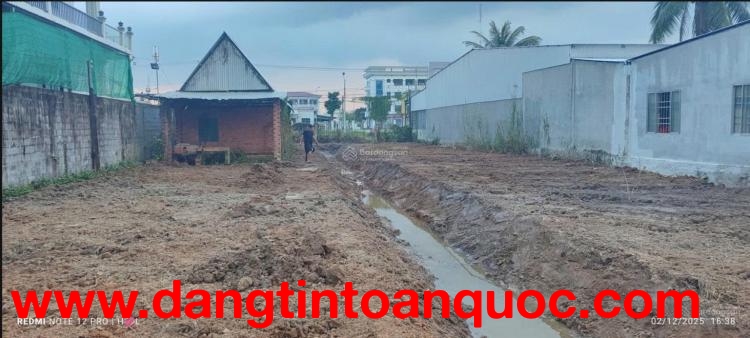 Bán lô đất thổ cư, mặt tiền đắc địa QL53, đối điện Công An Huyện Càng Long, Tỉnh Trà Vinh.