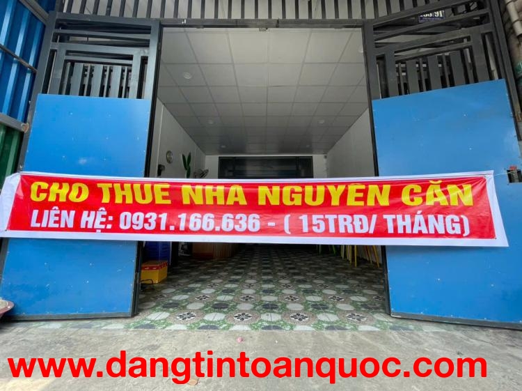 Cho thuê nhà mặt tiền nguyên căn tại Dĩ An Bình Dương