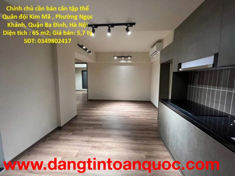 Chính chủ cần bán căn tập thể Quân đội Kim Mã, Phường Ngọc Khánh, Quận Ba Đình, Hà Nội