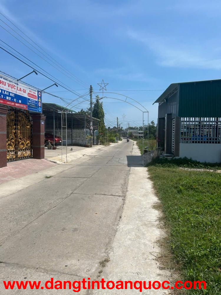 Bán 12m x 40m đất thổ cư Hẻm Lý Thái Tổ, Tân Tiến, LaGi gần biển giá rẻ