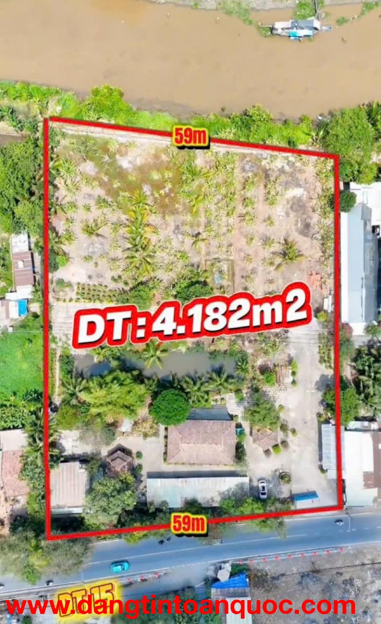 SIÊU PHẨM (60x80) 2 MẶT TIỀN SÔNG + TỈNH LỘ 15 – GIÁ CỰC SỐC MUA NGAY