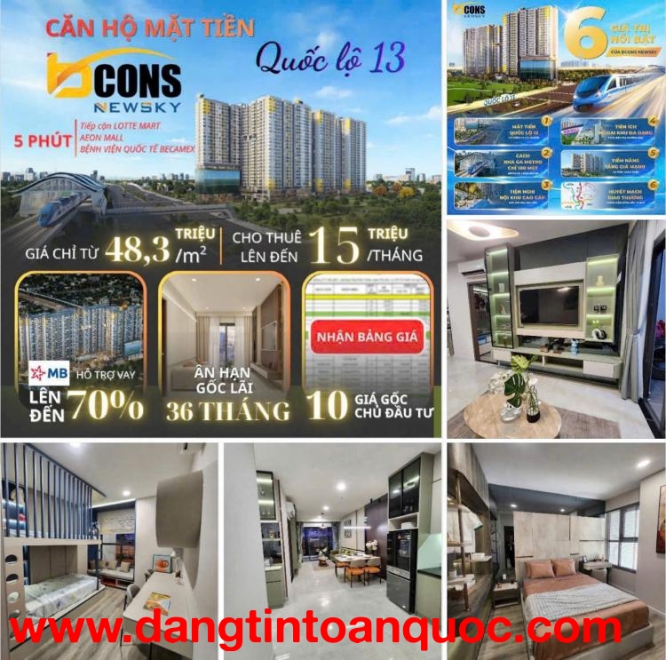 ► SIÊU PHẨM CĂN HỘ MẶT TIỀN QUỐC LỘ 13 CHÍNH THỨC RA MẮT