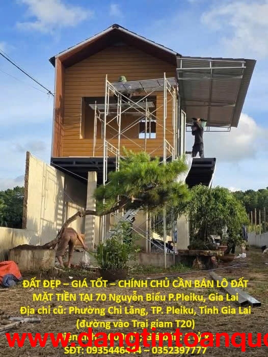 ĐẤT ĐẸP – GIÁ TỐT – CHÍNH CHỦ CẦN BÁN LÔ ĐẤT MẶT TIỀN TẠI 70 Nguyễn Biểu P.Pleiku, Gia Lai