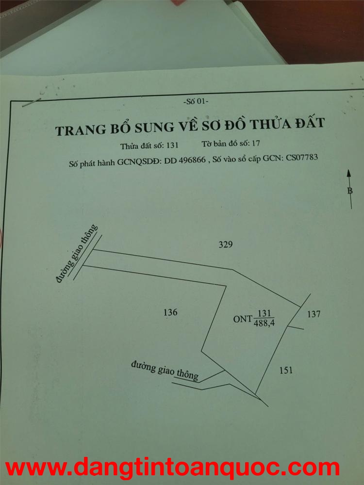 NỀN CHÍNH CHỦ - GIÁ TỐT - Ấp Long Thuận, Xã Long Trì, Huyện Châu Thành, Long An