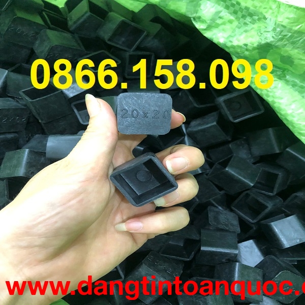 Bịt đầu sắt hộp vuông 20x20mm giá tốt, sẵn kho