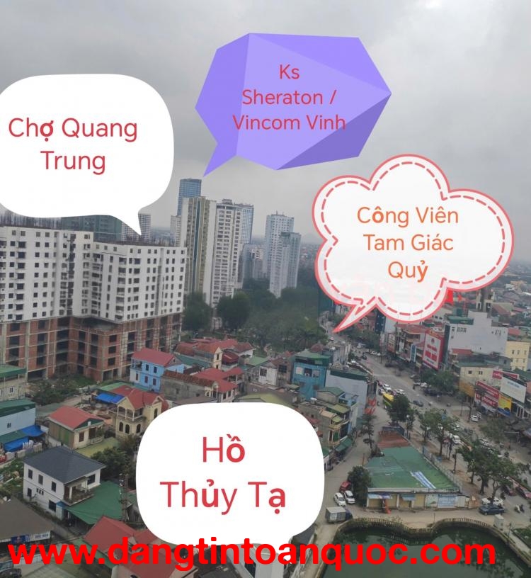 BÁN CĂN GÓC CHUNG CƯ TRUNG ĐỨC – TRUNG TÂM TP VINH