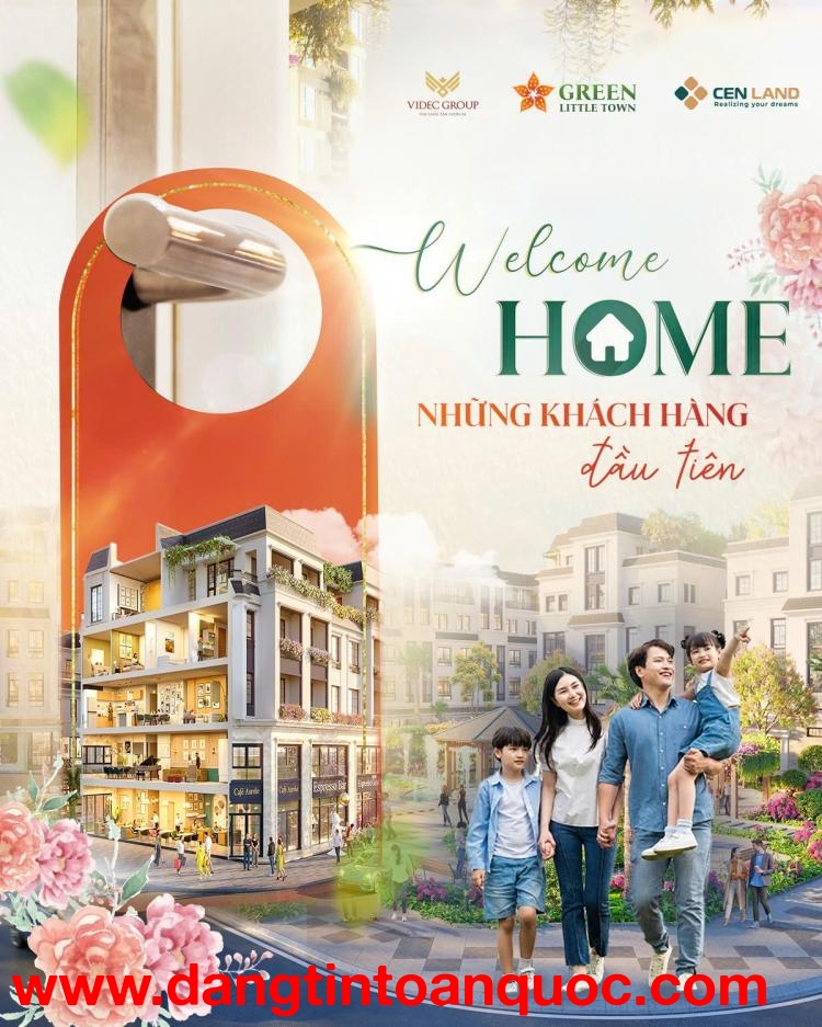 Bán Biệt Thự Liền kề Green Little Town Cổ Bi-đường phân làn- Lô góc 100m 5 tầng nhỉnh 19 tỷ(TL)