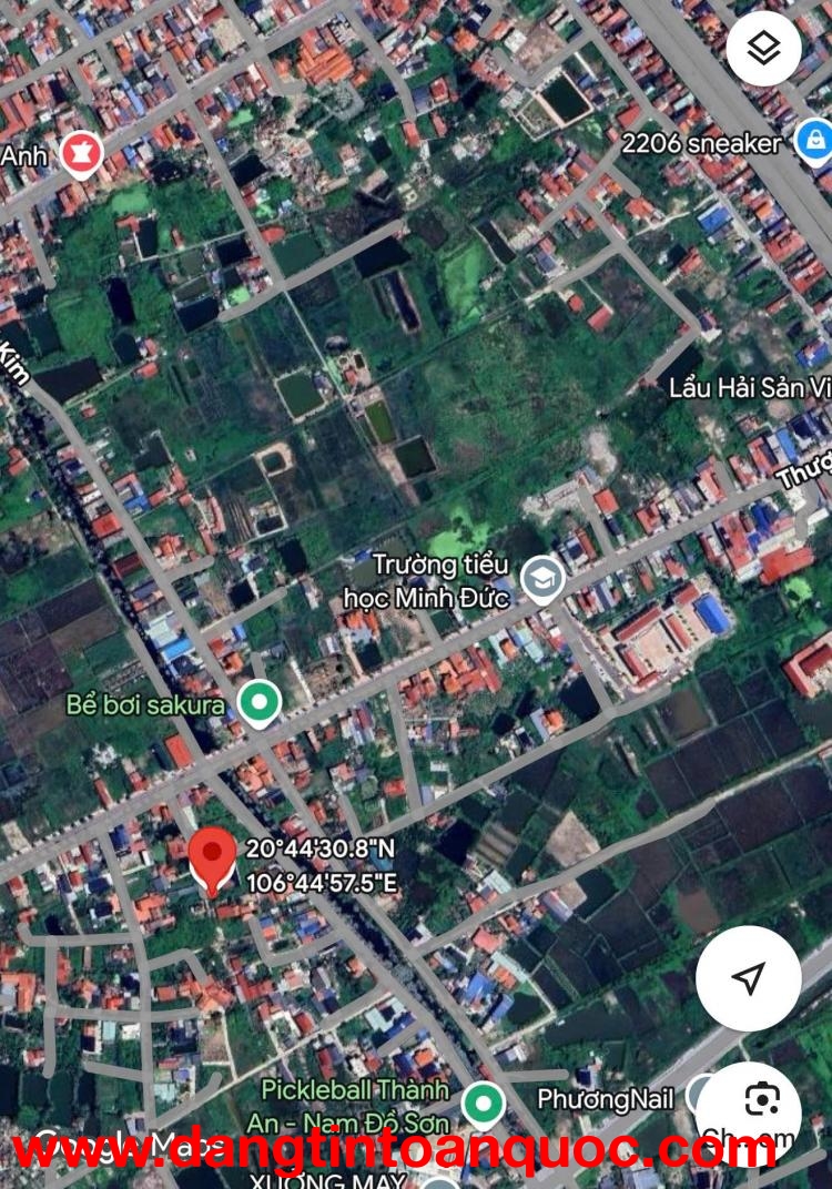 BÁN LÔ ĐẤT NHỎ XINH TẠI MINH ĐỨC, ĐỒ SƠN - GIÁ ĐẦU TƯ CỰC TỐT