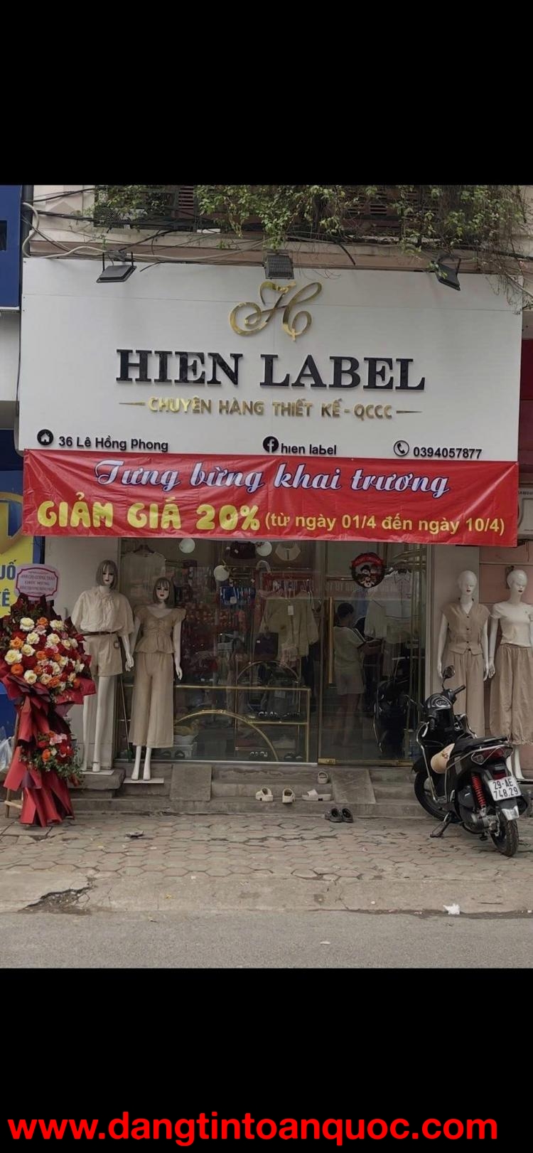 GIÁ TỐT ĐẦU TƯ – CHÍNH CHỦ SANG NHƯỢNG SHOP THỜI TRANG – VÀO BÁN NGAY – HÀ ĐÔNG, HÀ NỘI
