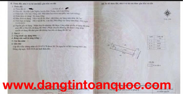 ĐẤT ĐẸP – GIÁ TỐT – CHÍNH CHỦ CẦN BÁN ĐẤT TẠI Đường Hàn Thuyên, Liên Nghĩa, Đức Trọng, Lâm Đồng