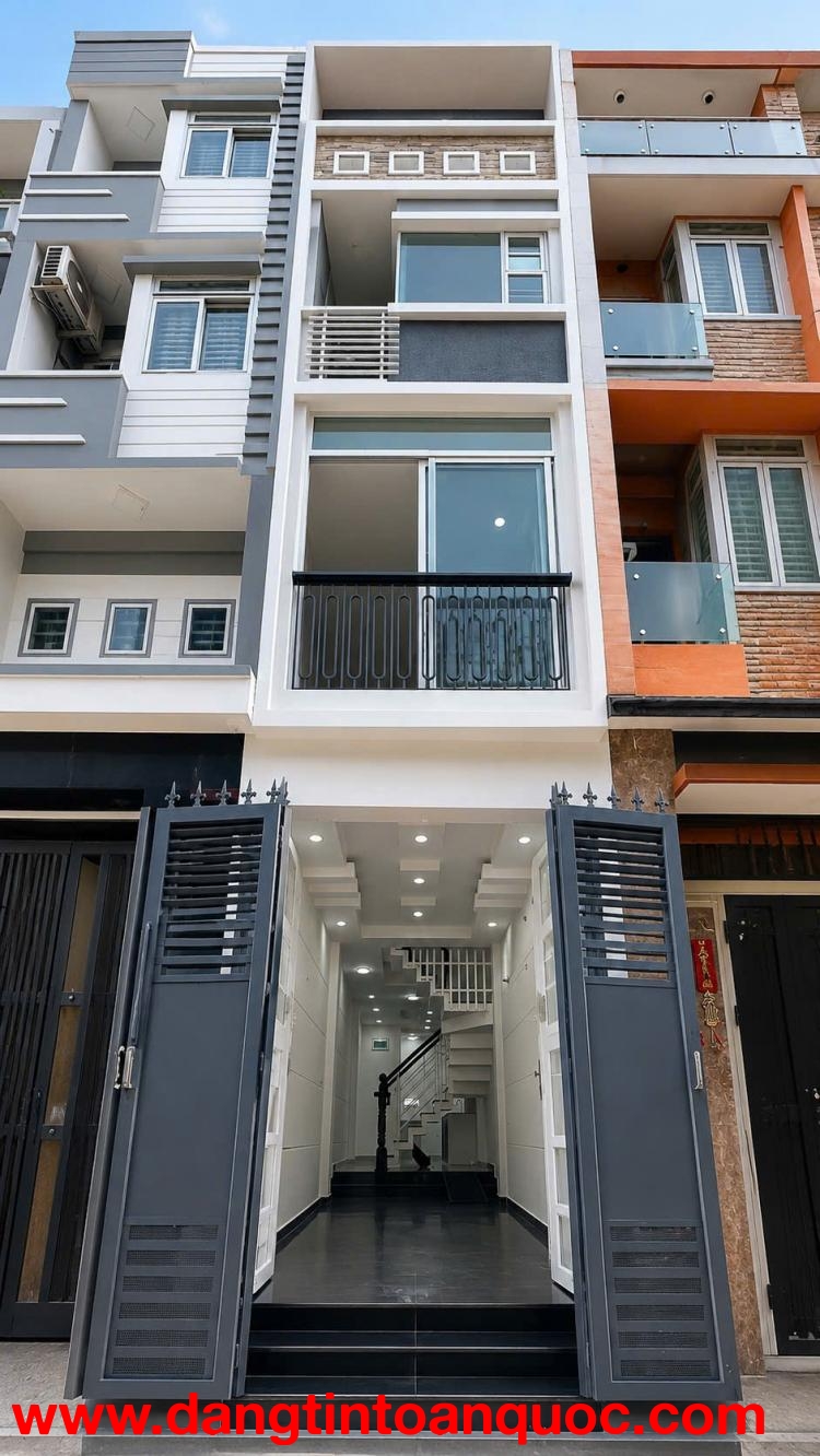 Nhà mới 2lầu+ST Hẻm 4m Hưng Phú P.Chánh Hưng (P10Q8)