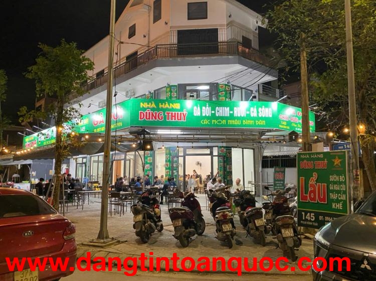 SANG NHƯỢNG  NHÀ HÀNG  DŨNG THỦY - MẶT BẰNG KINH DOANH VỊ TRÍ ĐẸP  PHAM ĐÌNH TOÁI – NGHỆ AN, TRUNG T