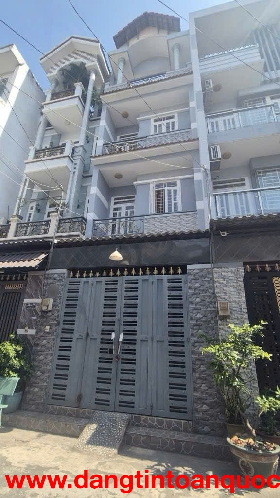 Bán nhà 759/ Hương Lộ 2, Bình Tân - 4 tầng - DTS178m2 - đường 8m - 6.9 tỷ (tl)
