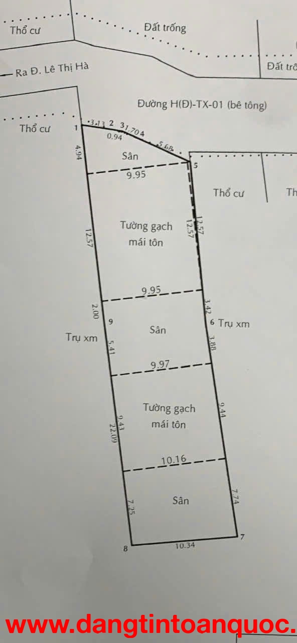 BÁN GẤP NHÀ XƯỞNG TÂN XUÂN – GIÁ CHỈ 17 TỶ - NGANG 10M – DỄ KINH DOANH