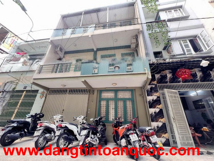 BÁN NHÀ 4 TẦNG HXH Đ.VÕ VĂN TẦN, QUẬN 3 - HIẾM NGANG LỚN 6M*8,5M SH VUÔNG ĐẸP- NGAY GÓC CMT8 - CHỈ 1