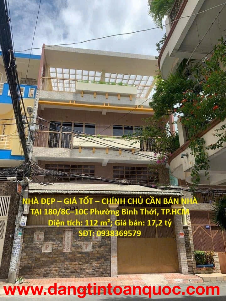 NHÀ ĐẸP – GIÁ TỐT – CHÍNH CHỦ CẦN BÁN NHÀ TẠI Lạc Long Quân, P.10, Q.11, TP.HCM
