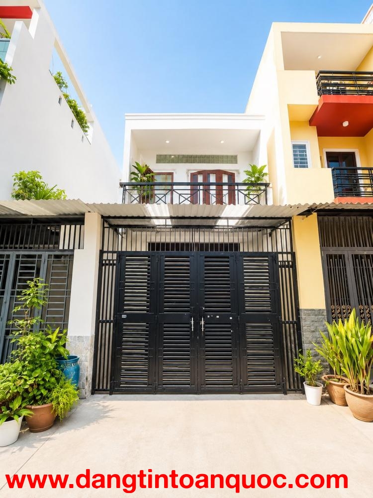 CỰC HIẾM: 72M2 GẦN CHỢ GÒ XOÀI - HẺM 6M THẲNG TẮP - Ô TÔ NGỦ TRONG NHÀ - CHỈ 5.X TỶ