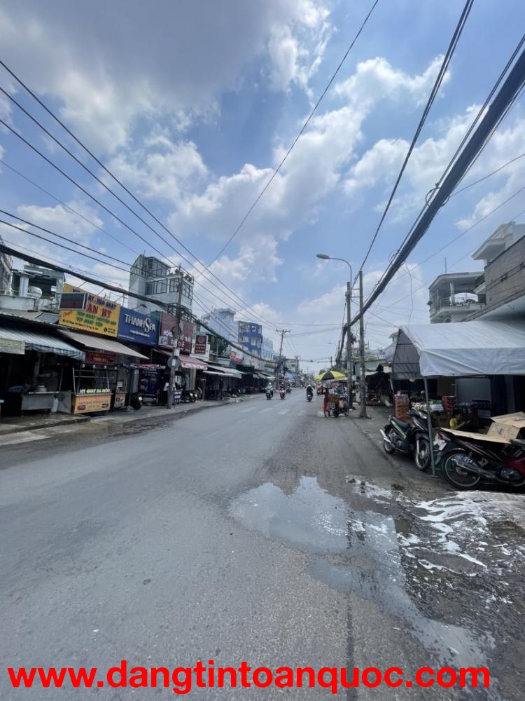 Bán nhà Mặt tiền Phạm Văn Chiêu, đối diện Thạch Đà, 12x55m, Cấp 4, GPXD 9 tầng, 69,9 Tỷ.
