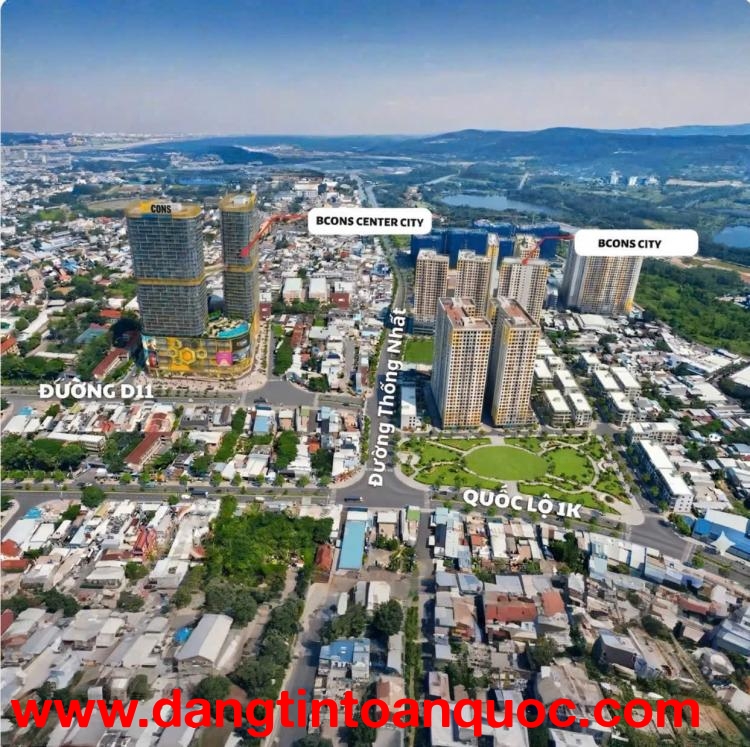 BCONS CENTER CITY – TÂM ĐIỂM SỐNG, LÀM VIỆC & ĐẦU TƯ TẠI LÀNG ĐẠI HỌC