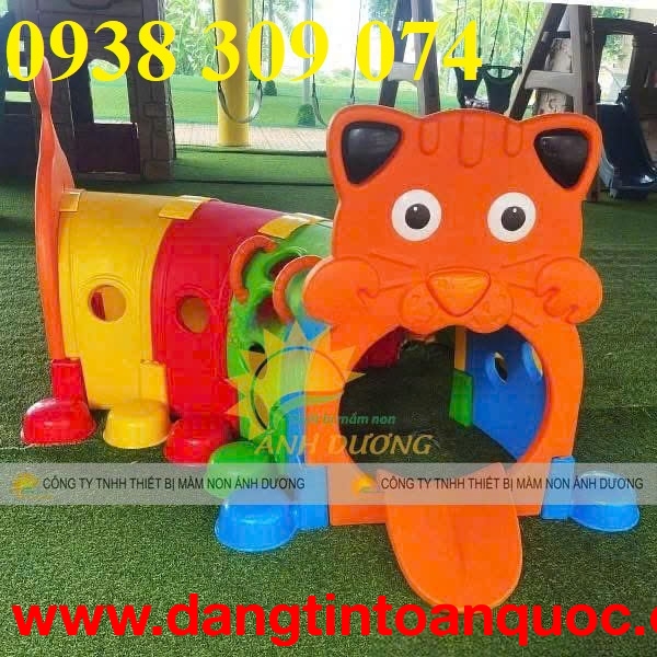 Hầm chui cầu trượt con hổ, hang chui cầu trượt con hổ trẻ em