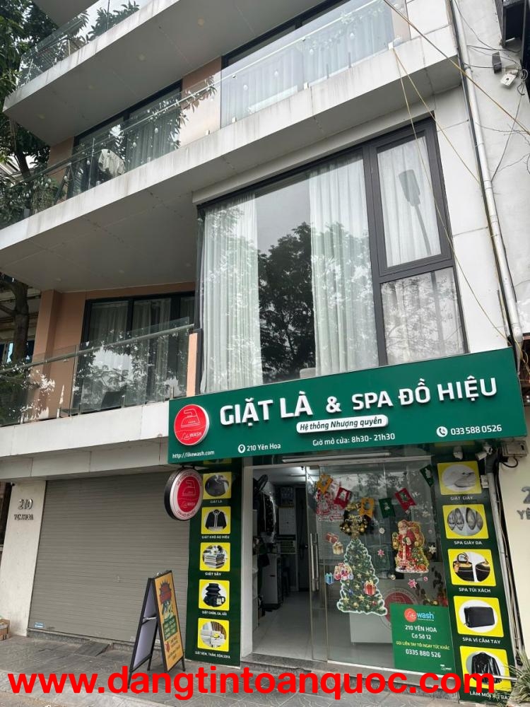 ????SANG NHƯỢNG CỬA HÀNG GIẶT LÀ MẶT PHỐ YÊN HOA – TÂY HỒ