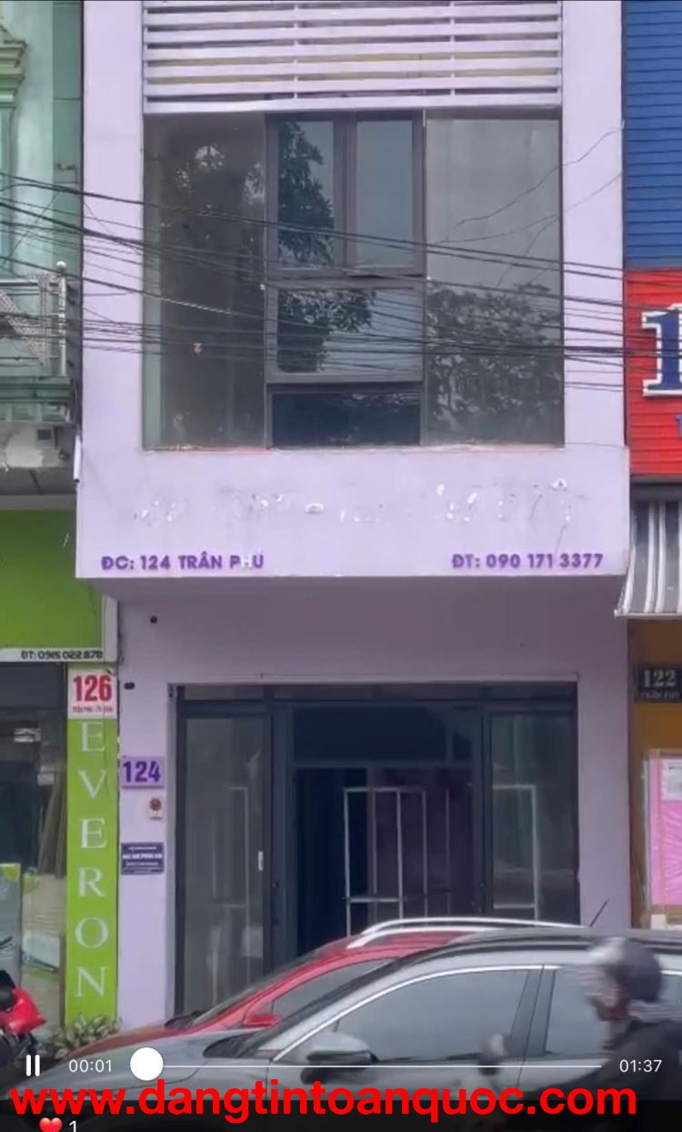 CHÍNH CHỦ  BÁN HOẶC CHO THUÊ NHÀ MẶT ĐƯỜNG TRẦN PHÚ ,TP VINH, NGHỆ AN