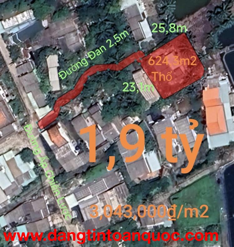 Bán gấp nhà trệt ngay vị trí trung tâm giá 1,9 tỷ