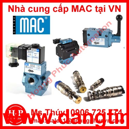 Đại lý phân phối Van điện từ MAC tại việt nam