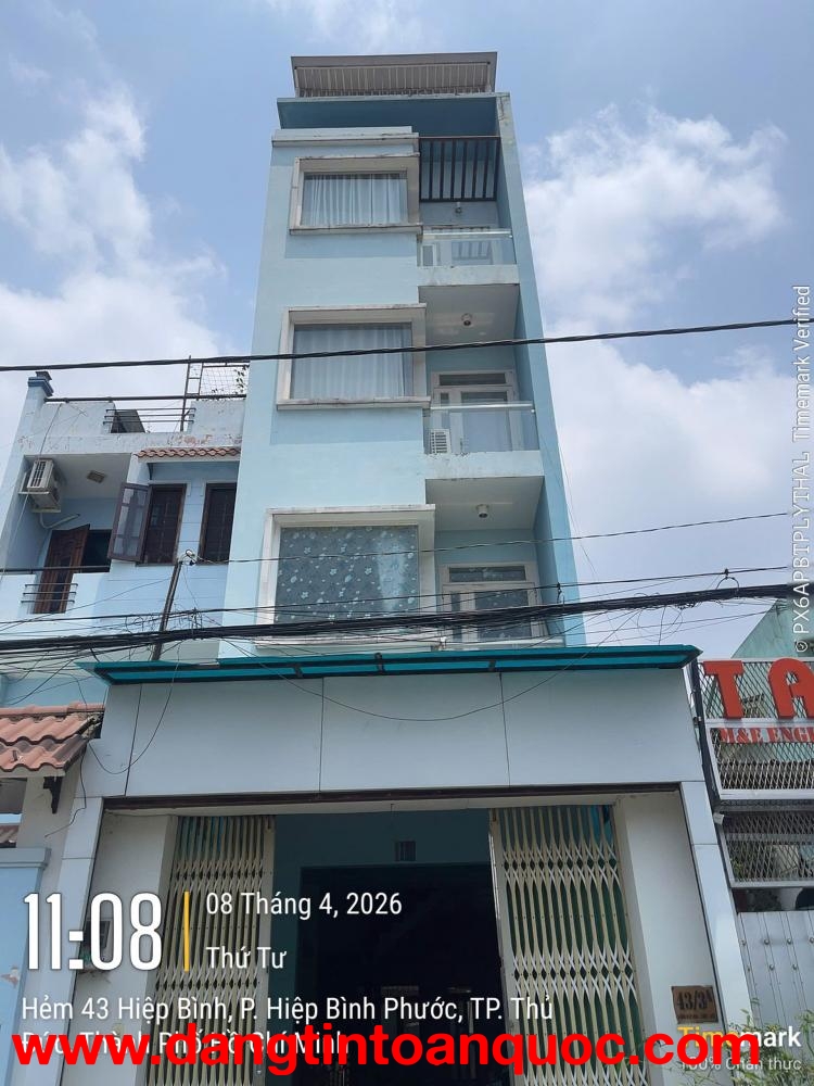 Bán Nhà 3 Tầng 11 Phòng Cho Thuê KDC Hiệp Bình – Thu Nhập Gần 40tr/Tháng