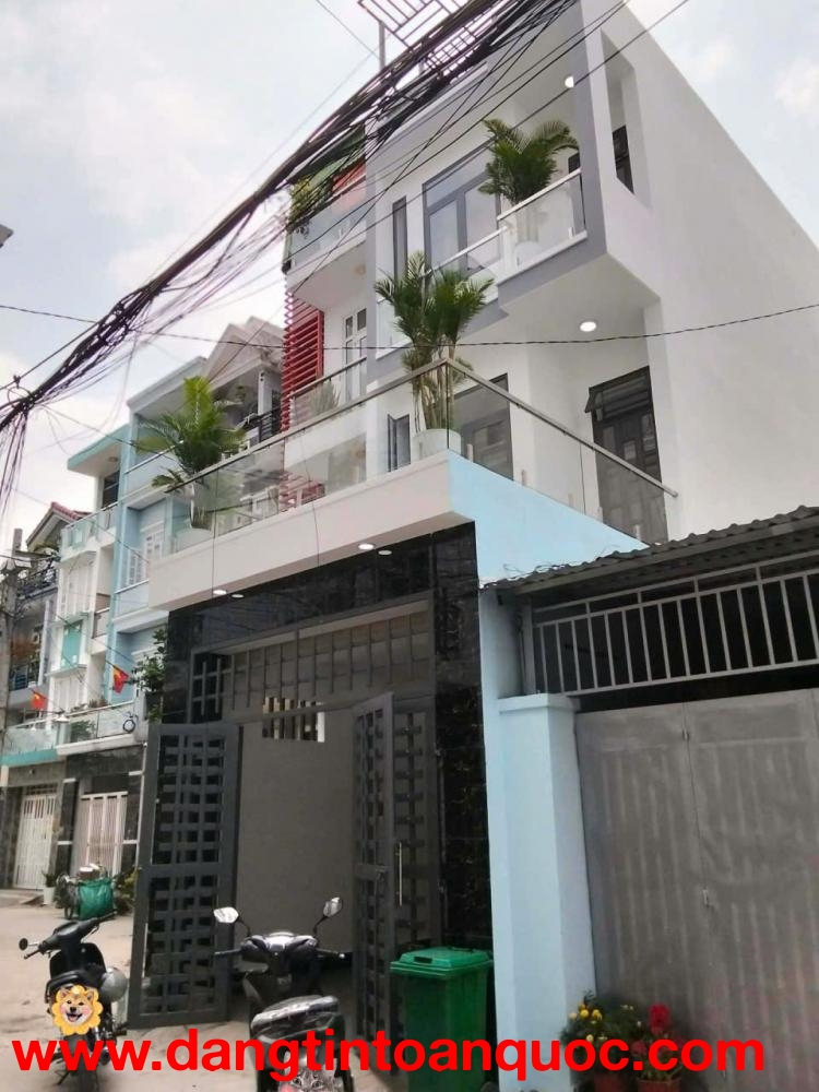 Bán NHÀ MỚI HxH TÔ NGỌC VÂN, QUẬN 12, DT 4 x 18m, 3 TẦNG, Nhỉnh 6tỷ