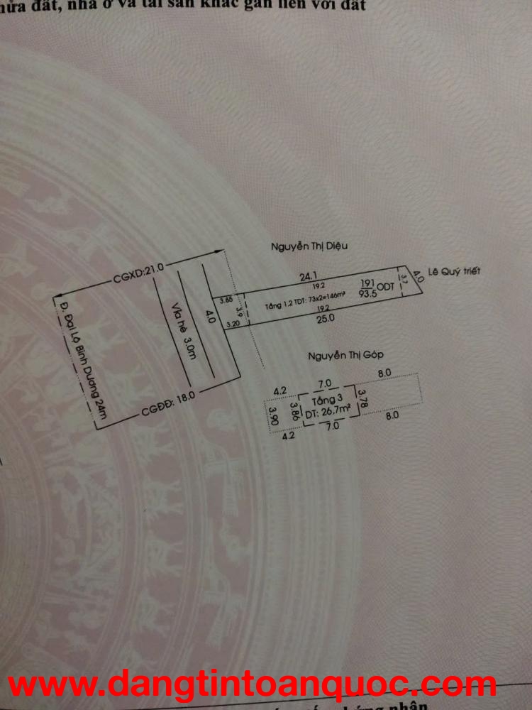 NHÀ ĐẸP - GIÁ TỐT Cần bán nhanh CĂN NHÀ vị trí trung tâm, mặt tiền 366A đại lộ Bình Dương