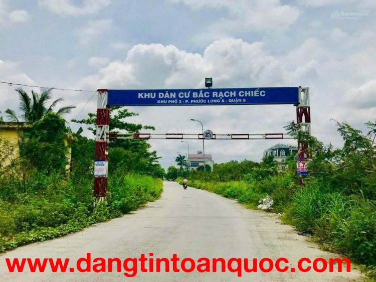 chủ nhà Cần bán nhanh lô đất thuộc khu dân cư Bắc Rạch Chiếc, Quận 9