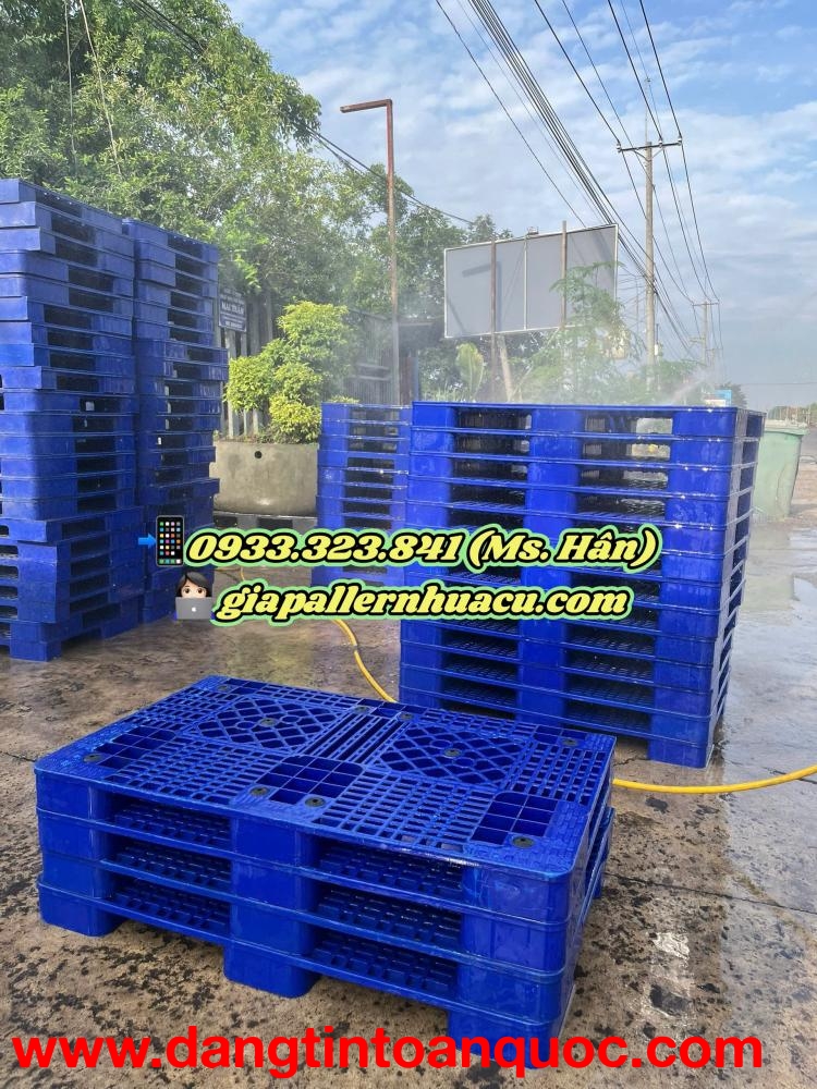 ???????? Xả Kho Pallet Nhựa Lót Sàn Xanh Nguyên Sinh ????????