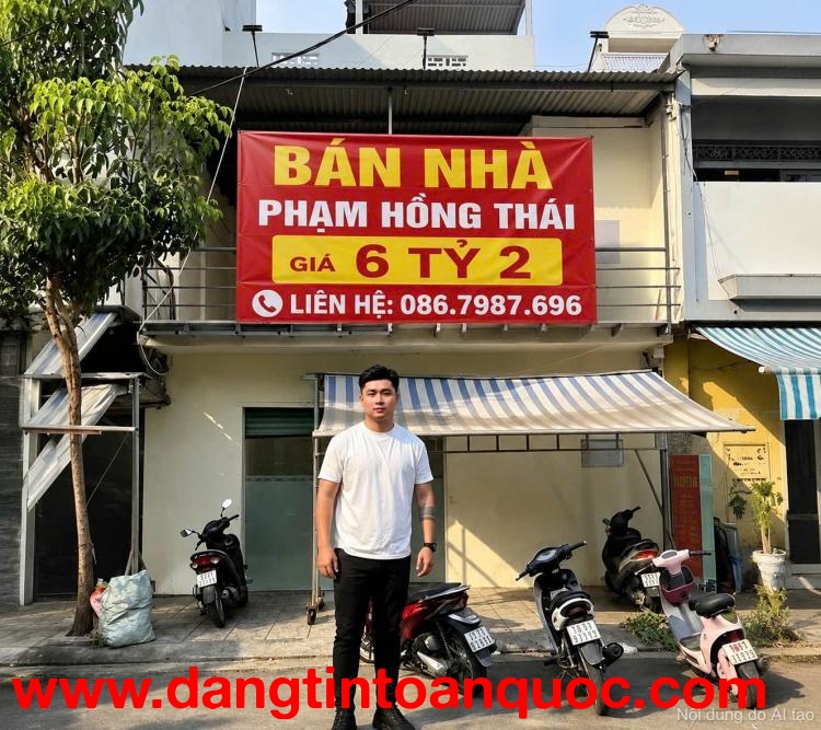 [HÀNG HIẾM] NHÀ MẶT TIỀN PHẠM HỒNG THÁI – NGANG 7M LÝ TƯỞNG – NGAY LÕI TRUNG TÂM – 6,2 TỶ