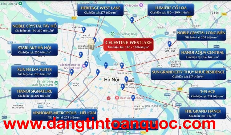 CELESTINE WESTLAKE- VƯƠNG GIẢ TÂM ĐIỂM DI SẢN Mảnh ghép cuối cùng khu Vườn Đào Tây Hồ view trọn Hồ T