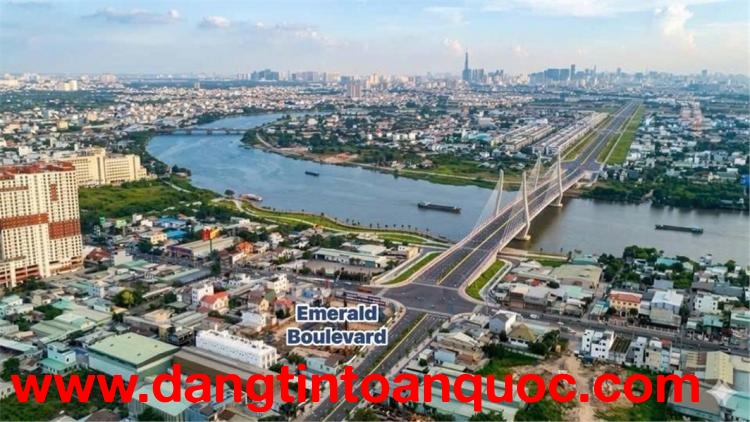 The Emerald Boulevard chính là lựa chọn nổi bật ngay mặt tiền Quốc lộ 13 cửa ngõ ĐB Sài Gòn