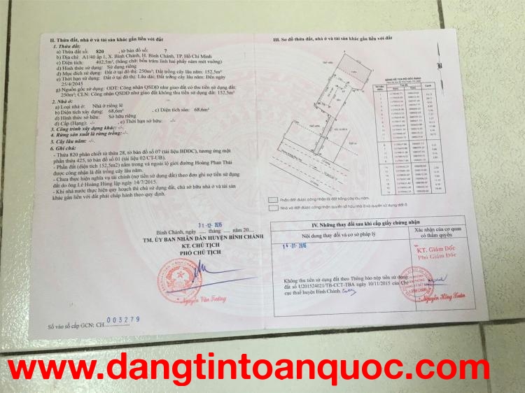 SIÊU PHẨM MẶT TIỀN 402,5m² – ĐƯỜNG HOÀNG PHAN THÁI -TRUNG TÂM Xã BÌNH CHÁNH, HCM