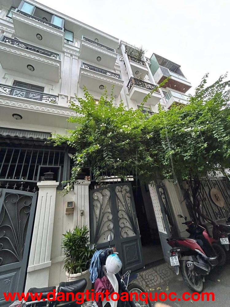 Bán nhà Hẻm 5m  Phạm Văn Chiêu, gần Chợ Thạch Đà, 4x15m, 5 Tầng - 4 PN, chỉ 7,5 tỷ.