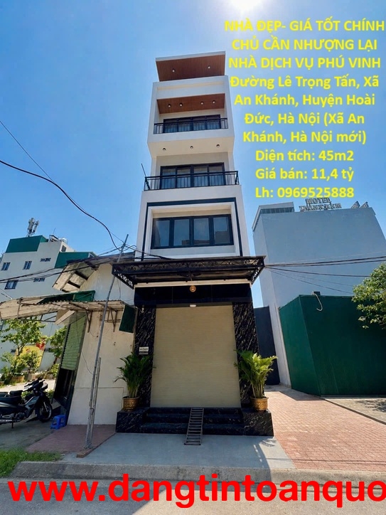 NHÀ ĐẸP- GIÁ TỐT CHÍNH CHỦ CẦN NHƯỢNG LẠI NHÀ DỊCH VỤ PHÚ VINH – AN KHÁNH, huyện Hoài Đức, TP Hà Nội