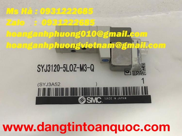 Giao hàng nhanh - Van điện từ SYJ3120-5L0Z-M3-Q dòng SMC 