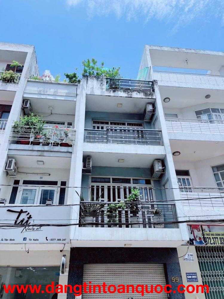 Nhà Mặt Phố Ba Vân Tân Bình 53m² Sổ Đỏ 4 Tầng 4PN - Giá Rẻ Hơn Thị Trường 13.8 Tỷ!